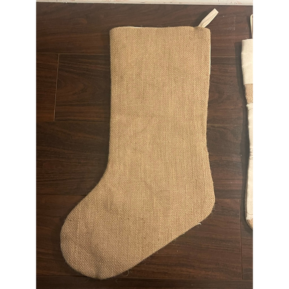 C&F Home Coastal Burlap Stockings Starfish Sand Dollar Set of 2, 19” - Picture 4 of 7